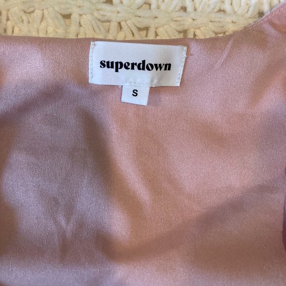 Superdown Blush Star Tie Crop Top - Picture 4 of 4